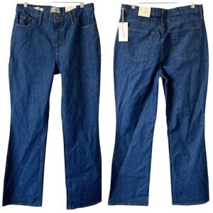 NEW UNIVERSAL THREAD Vintage Bootcut Jeans Dark Blue Wash Size 10 Stretch